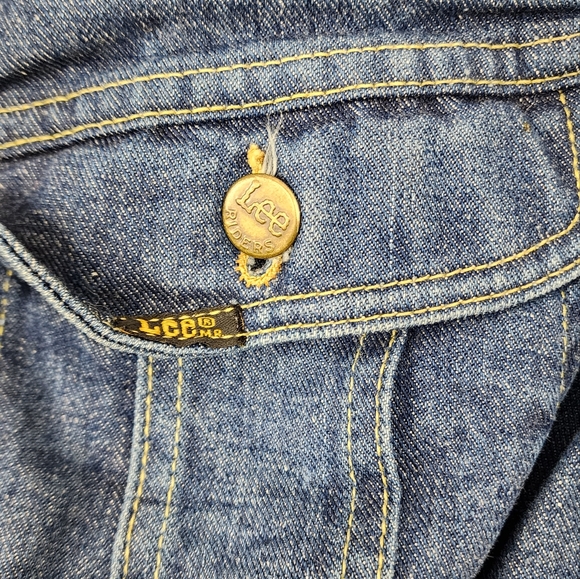 ❤️ VINTAGE LEE RIDER SANFORIZED MADE IN USA WOMEN'S DENIM/ JEAN JACKET MEDIUM ❤️ - Picture 11 of 13